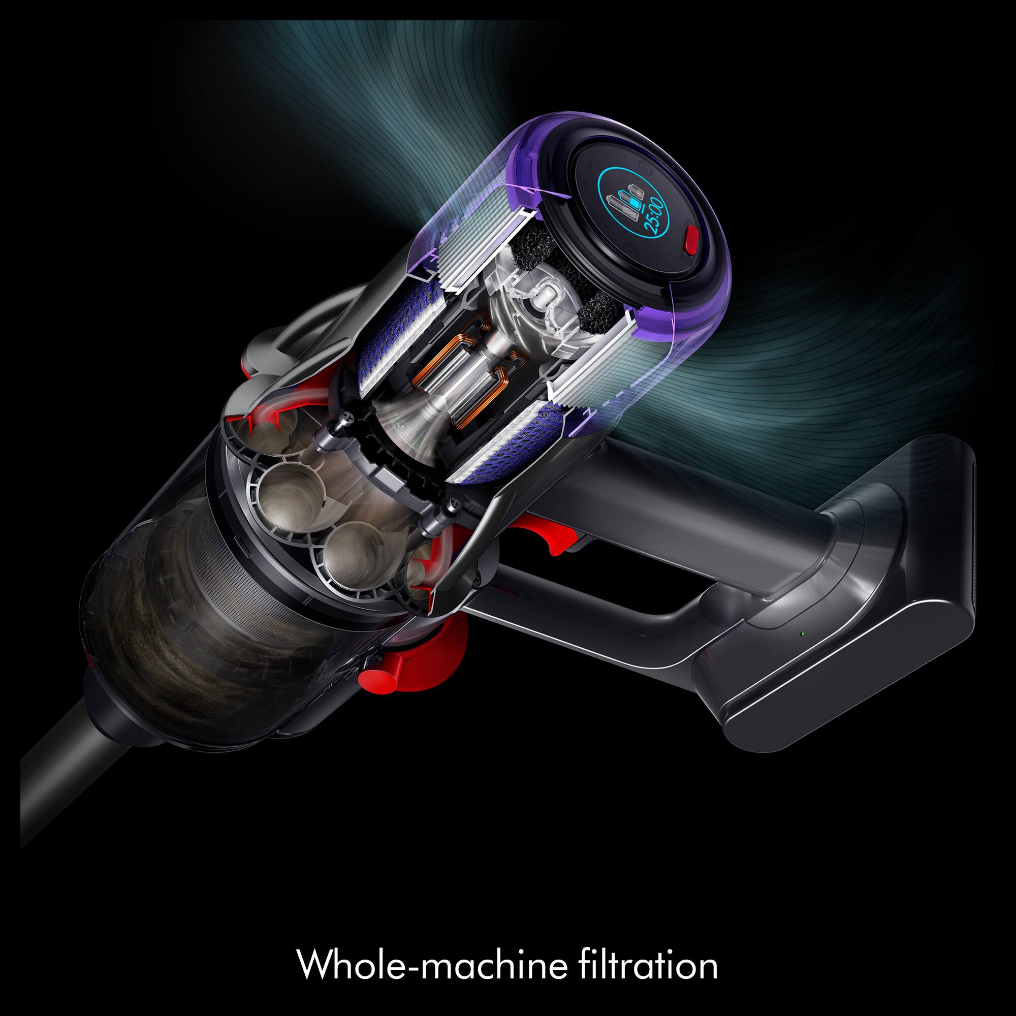 25:00  
Whole-machine filtration