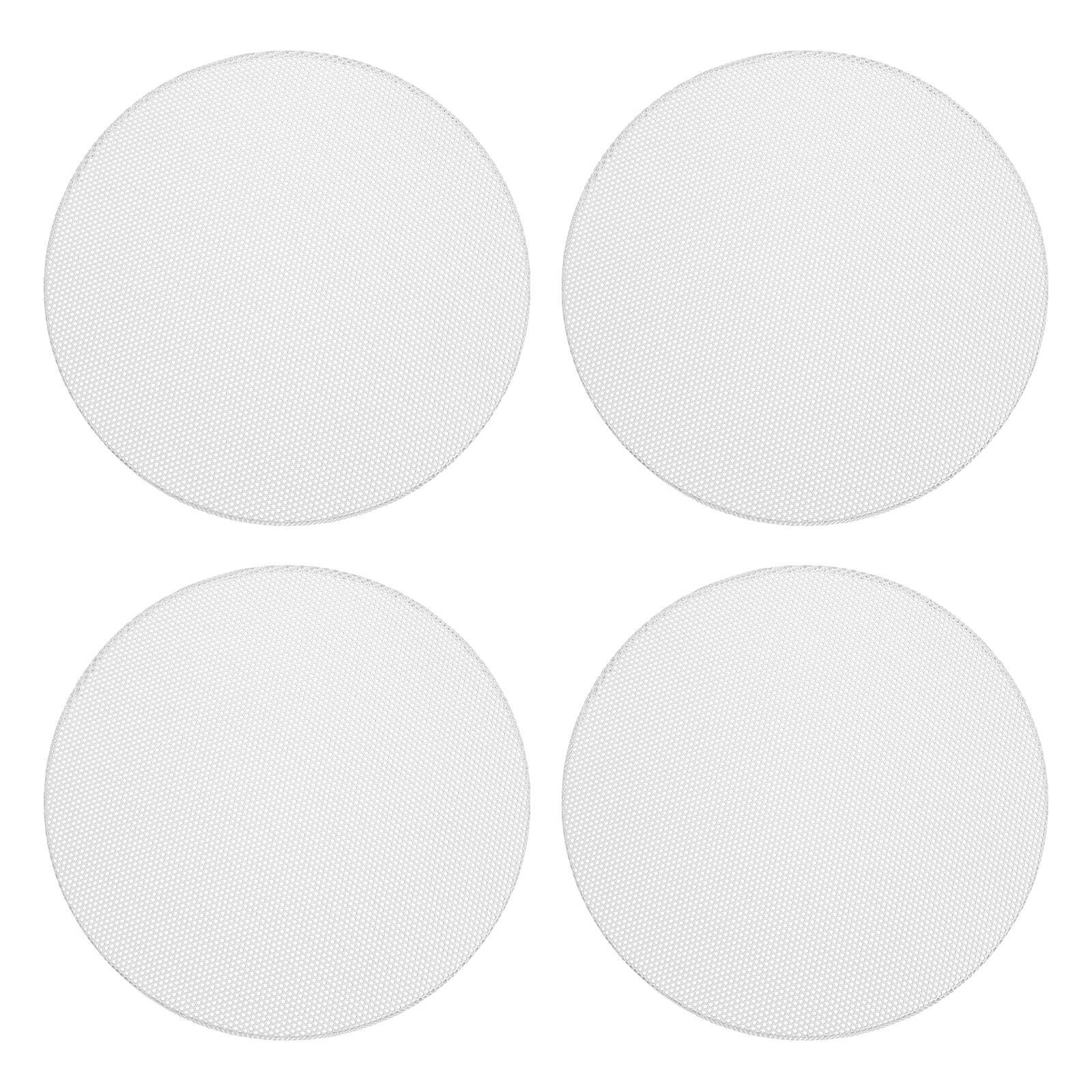 Unique Bargains - Universal Speaker Grills Cover without Frame, Metal Mesh Subwoofer Cover Guard Protector for Car Home Audio, 4pcs - White price history on PriceWatchPro