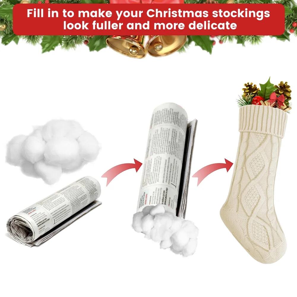 Fill in to make your Christmas stockings look fuller and more delicate
