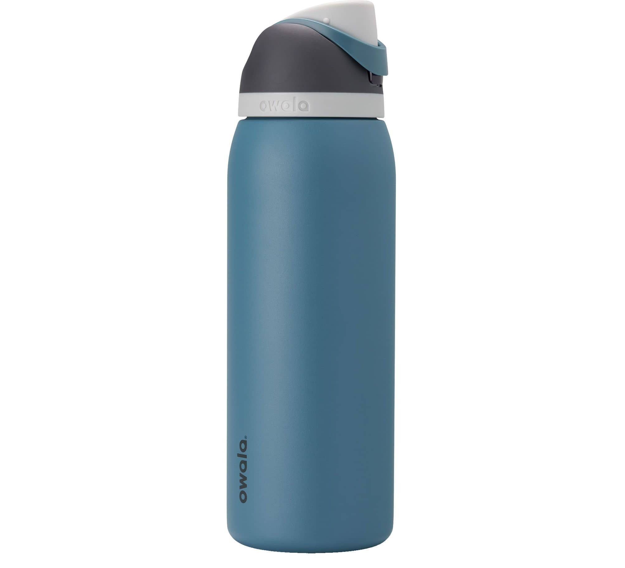 Angle. Owala - FreeSip Insulated Stainless Steel 40 oz. Water Bottle - Blue Oasis.