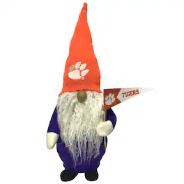 Santa's Workshop - Clemson Tigers 12'' Gnome - Orange