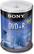 Front Standard. Sony - 100-Pack 16x DVD+R Disc Spindle.