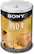 Front Standard. Sony - 100-Pack 16x DVD-R Disc Spindle.