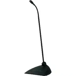 Shure - Microflex MX412D Wired Condenser Microphone - 10 ft - 50 Hz to 17 kHz - 180 Ohm -33 dB - Desktop, Surface Mount