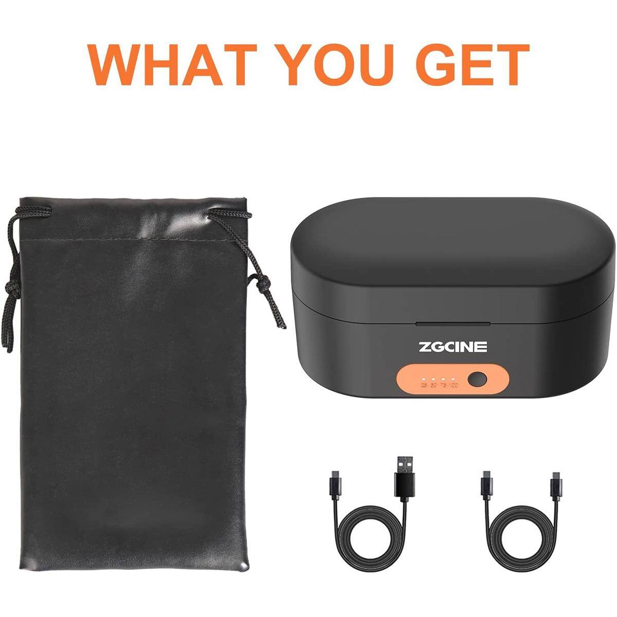 WHAT YOU GET  
ZGCINE