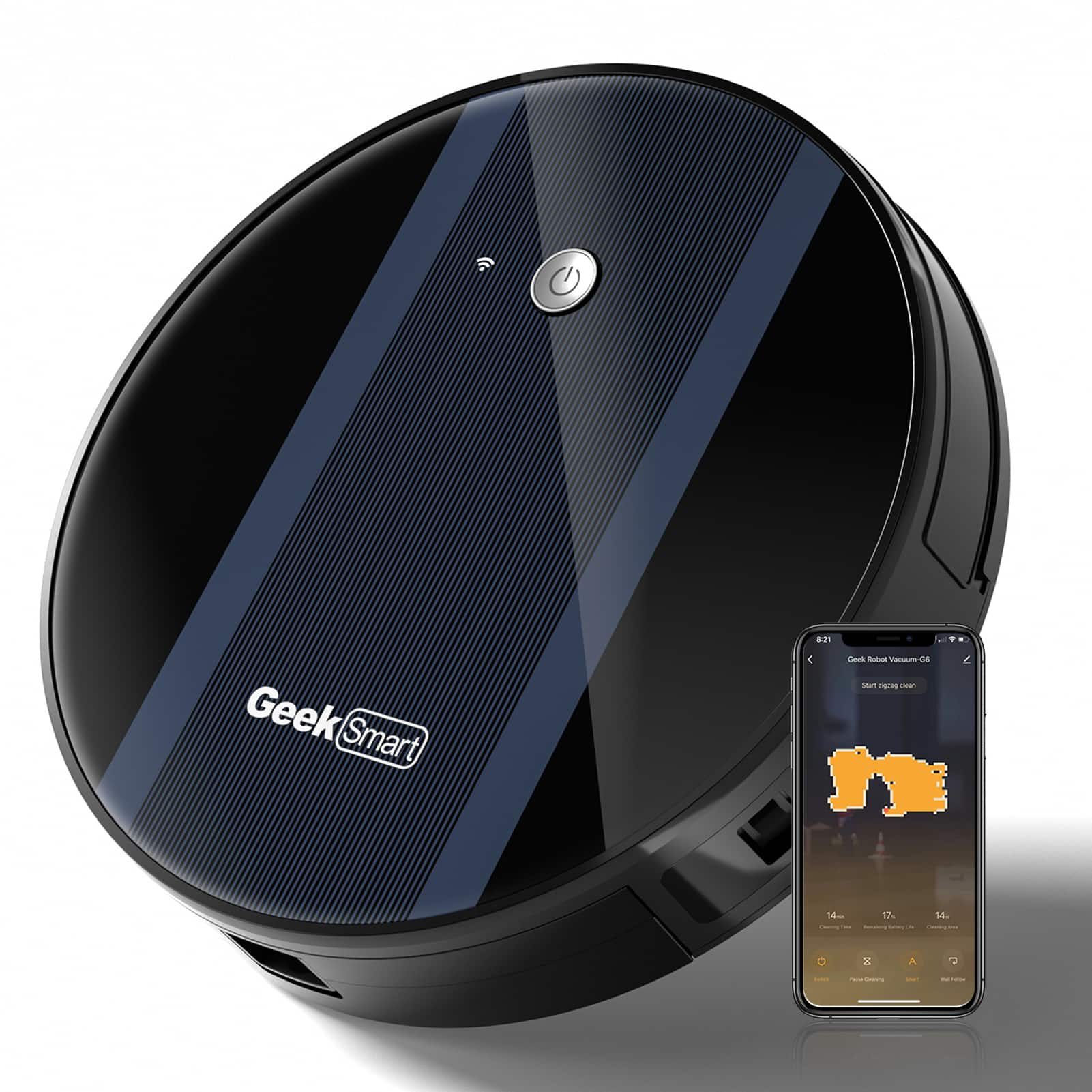 Dexmalle - Dexmalle- Smart Robot Vacuum Cleaner G6-Black