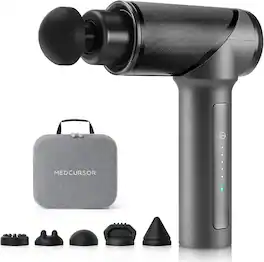 Medcursor - Handheld Percussion Massage Gun - Gray