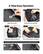4-Step Easy Operation
Step 1: Open the air valve.
Step 2: Unzip the inner seal layer.
Step 3: Insert your clothes & zip it up.
Step 4: Turn on the pump to compress.
Pay attention to zip the vacuum bag. Do not leave space, otherwise it will leak the air.