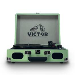 Victor Audio - Metro Plus Portable Dual Bluetooth Suitcase Turntable - Mint