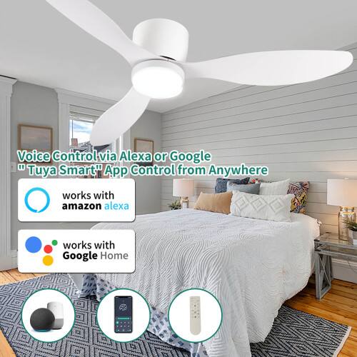 Voice Control via Alexa or Google  
"Tuya Smart" App Control from Anywhere  
works with amazon alexa  
works with Google Home
