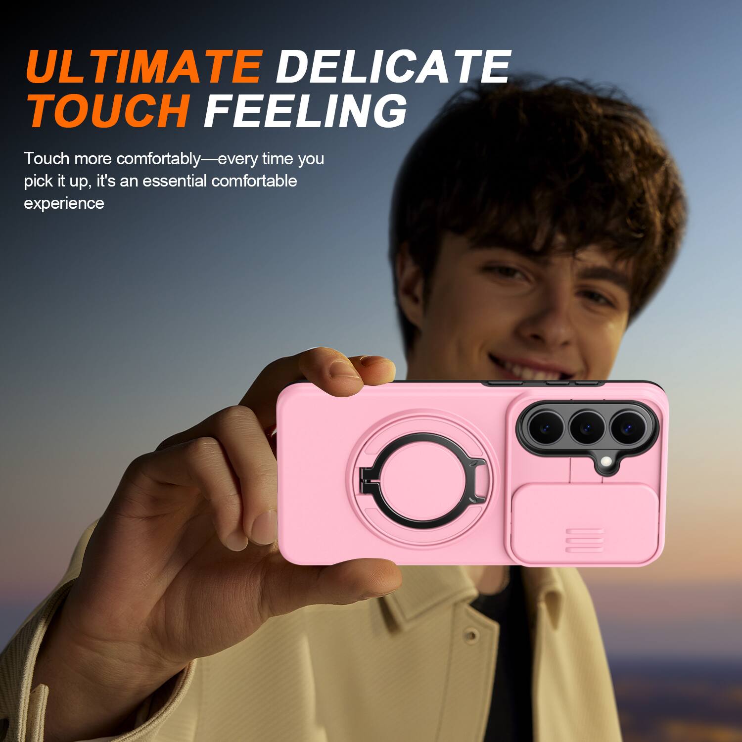 ULTIMATE DELICATE TOUCH FEELING

Touch more comfortably—every time you pick it up, it's an essential comfortable experience