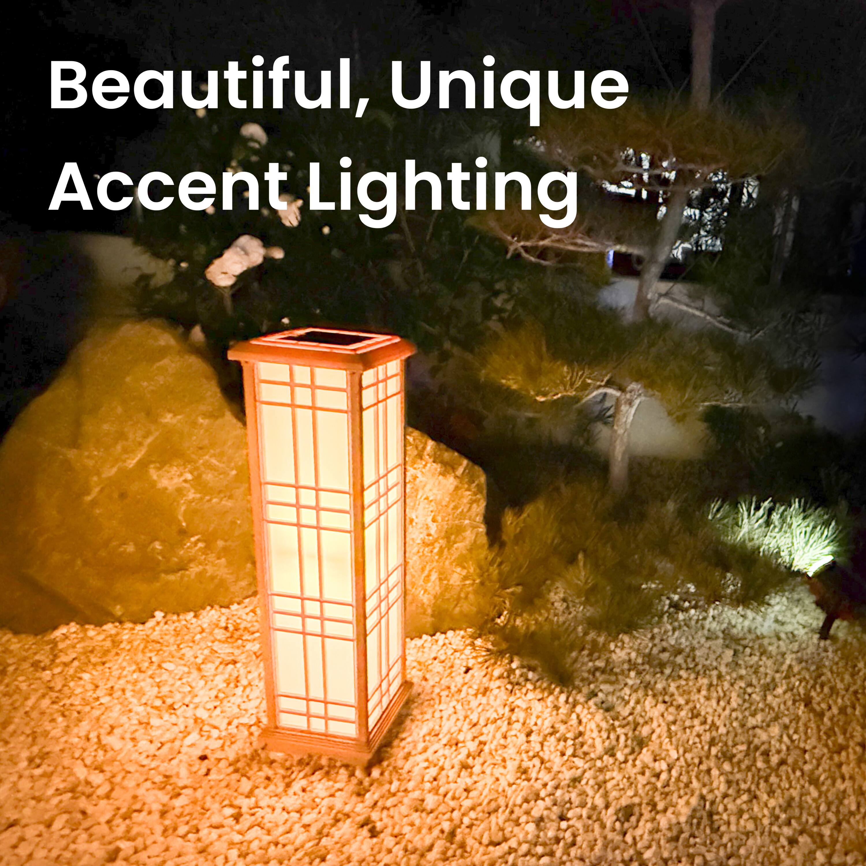 GOODENOUGH MOUTAINEER Lサイズ ベージュ Techko Maid Solar Powered Japanese Garden Lights: Beautiful