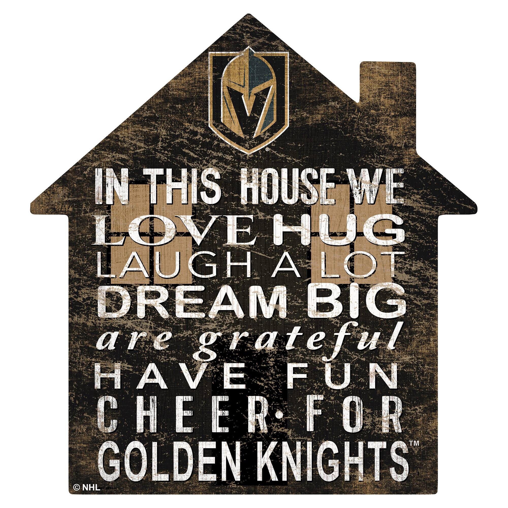 Vegas Golden Knights 12'' Team House Sign