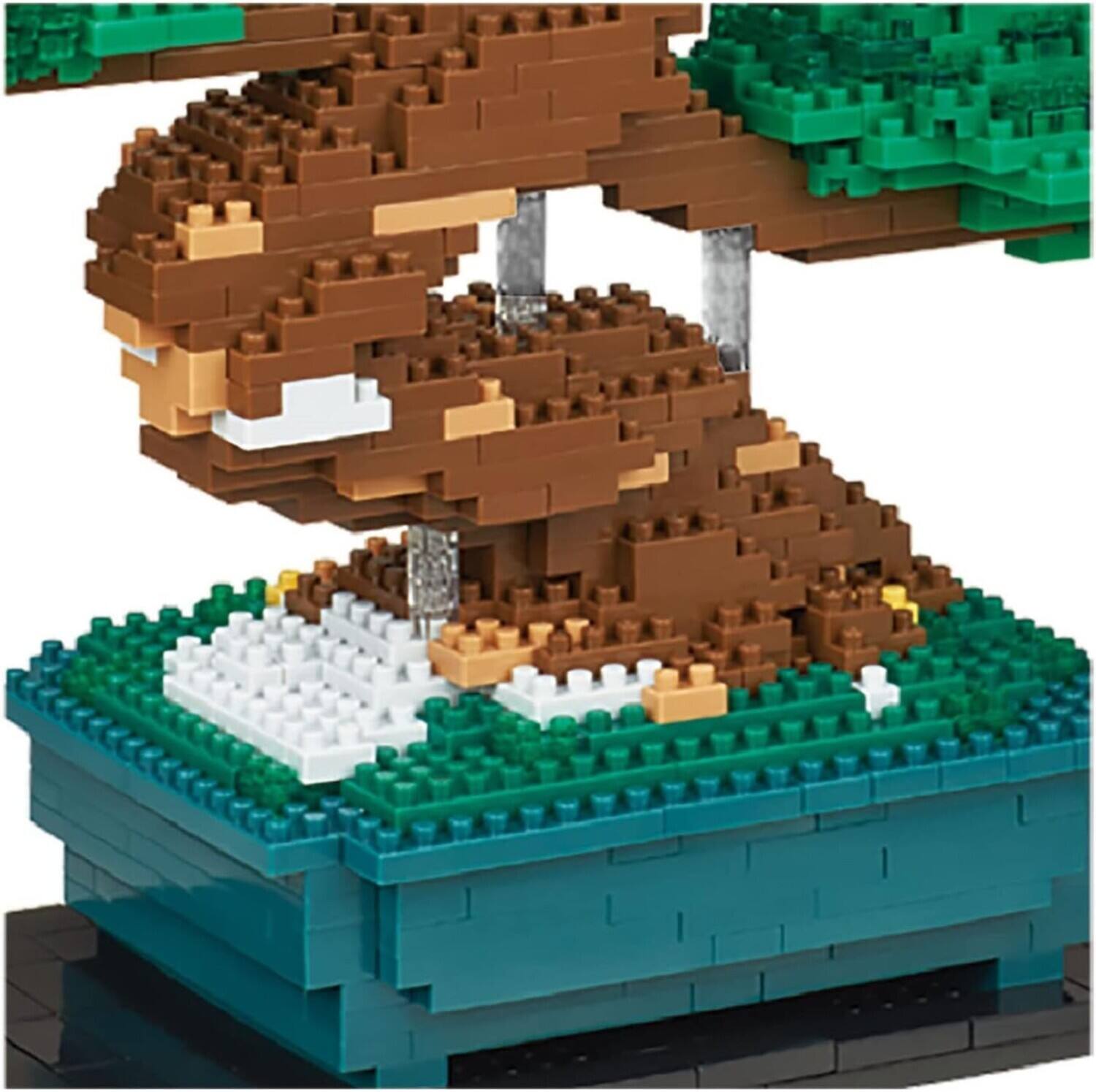 Alt View 2. Nanoblock - Nanoblock - World Famous - Advanced Hobby Series - Bonsai Matsu Deluxe Edition Building Kit.