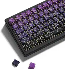 Esc F1 F2 F3 F4 F5 F6 F7 F8
1 ! 2 @ 3 # 4 $ 5 % 6 ^ 7 & 8 * 9 ( 0 )
Q W E R T Y U I O P
Tab Caps Lock A S D F G H J K L
Shift Z X C V B N M
Ctrl Alt Win