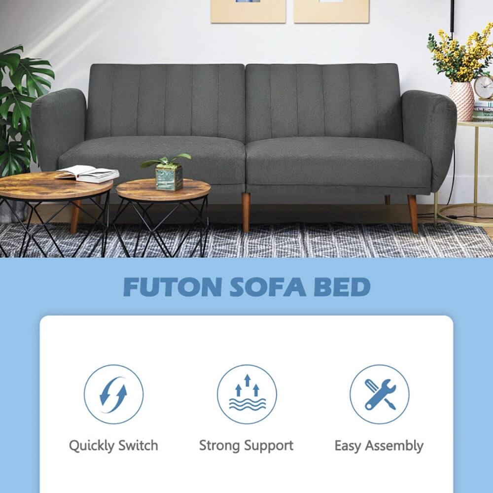 FUTON SOFA BED

- Quickly Switch
- Strong Support
- Easy Assembly