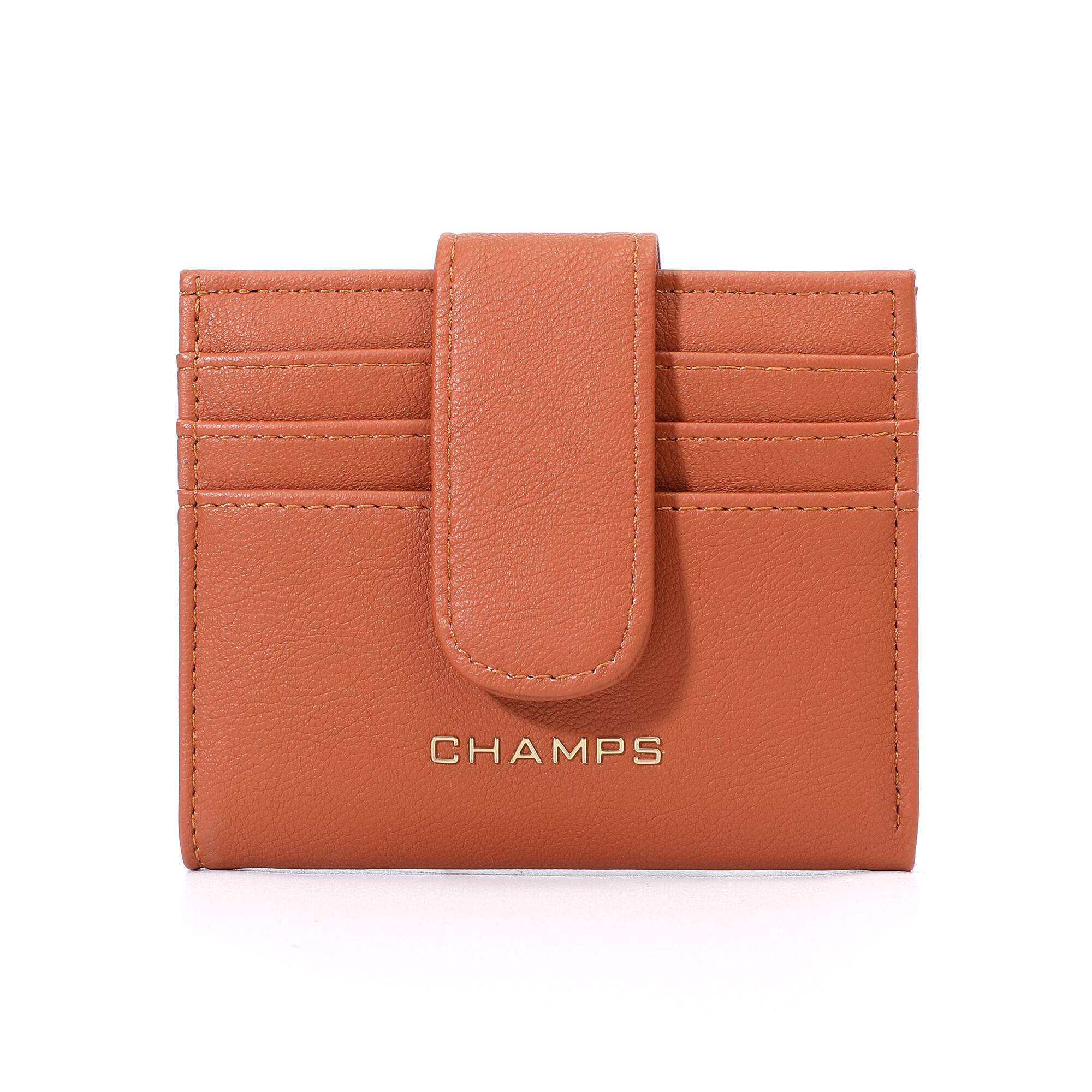 Champs - Iconic Collection Snap Cardholder - Tan