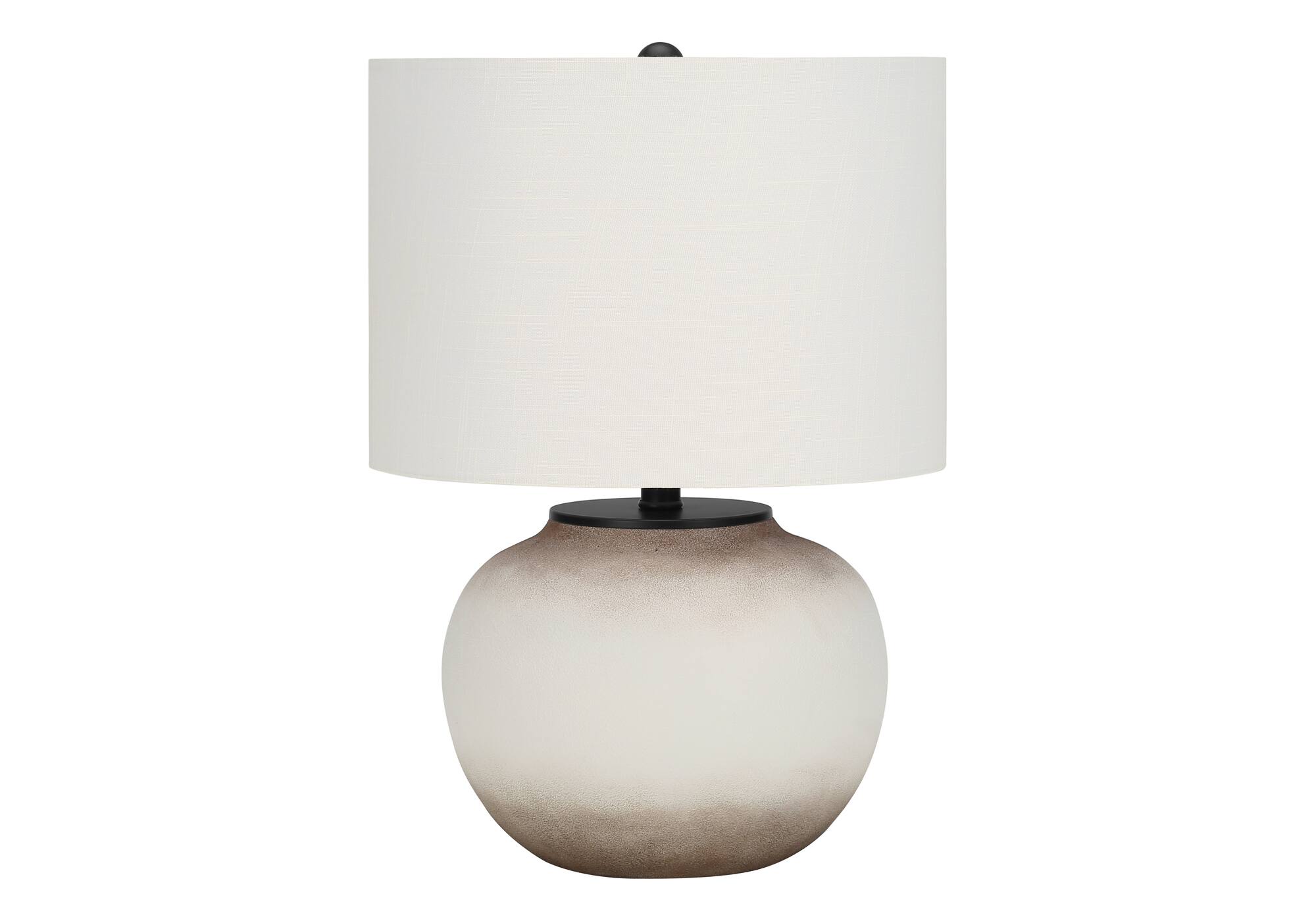 Angle. APRILSOUL - Lighting 21 inh Table Lamp Cream Ceramic Ivory / Cream Shade Modern - N/A.