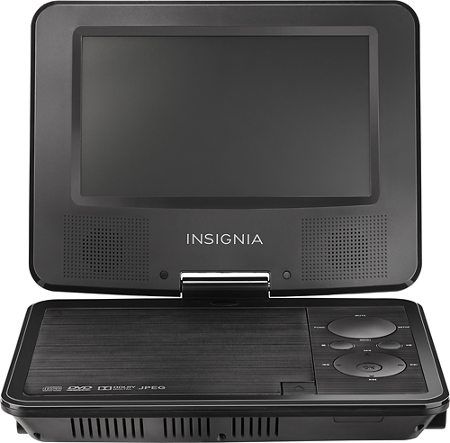  Insignia™ - 7&quot; Portable DVD Player with Swivel Screen