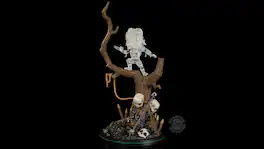 Quantum Mechanix - Predator Shiftsuit Variant Q-Fig Max Elite Figure Diorama - Brown