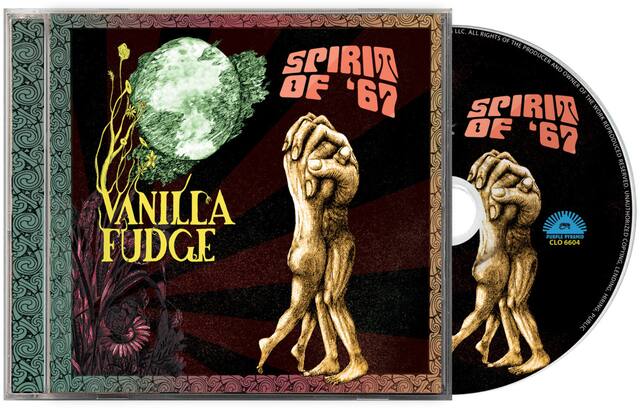 **Front Cover:**
- VANILLA FUDGE
- SPIRIT OF '67
**Back Cover:**
- LLC. ALL RIGHTS OF THE PRODUCER AND OWNER OF THE WORK RESERVED. UNAUTHORIZED COPYING, LENDING, HIRING, PUBLIC PERFORMANCE PROHIBITED.
**CD:**
- SPIRIT OF '67
- LLC. ALL RIGHTS OF THE PRODUCER AND OWNER OF THE WORK RESERVED. UNAUTHORIZED COPYING, LENDING, HIRING, PUBLIC PERFORMANCE PROHIBITED.
- PURPLE PYRAMID CLO 6604