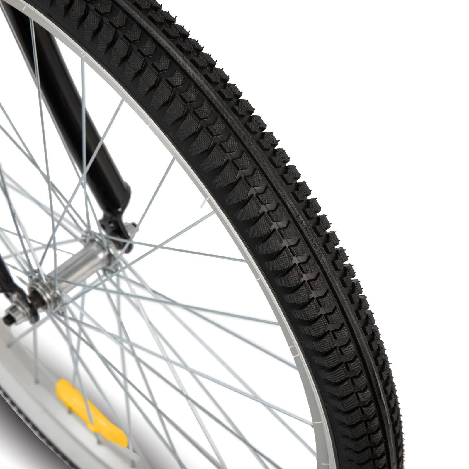 Alt View 6. HILAND - HILAND Jade 26 Inch Adult Beach Cruiser Bike for Men Women, Steel Frame, Commuter Bicycle with Single Speed, Black - black.