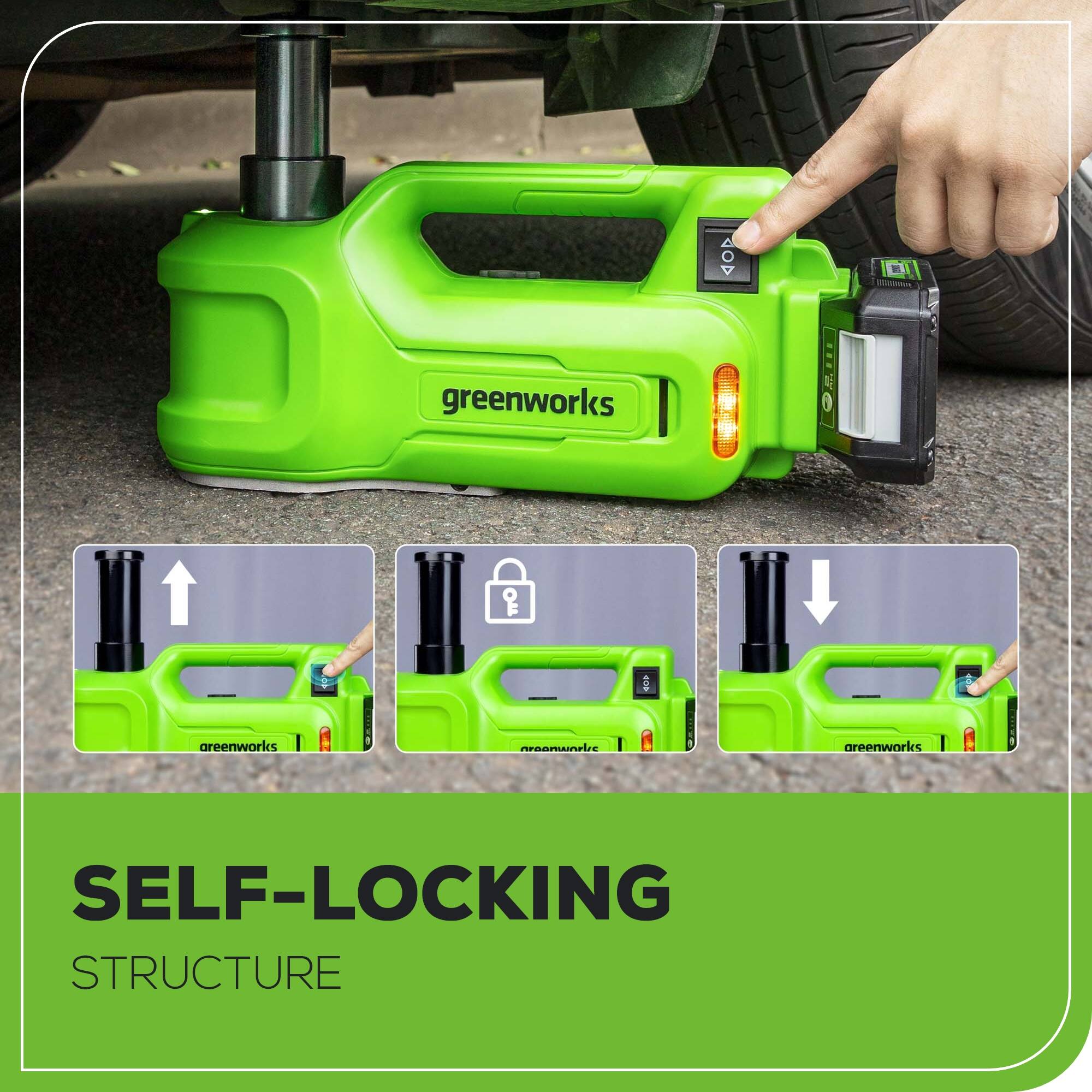The Greenworks Self-Locking Structure