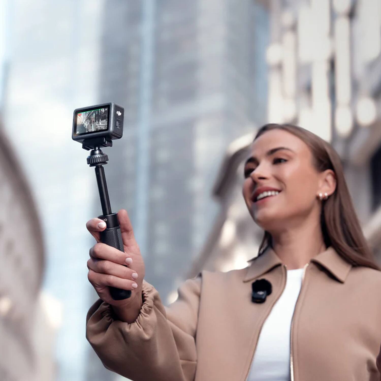 Alt View 2. DJI - Osmo Action 6 Adventure Combo, 4K120fps, 4h Battery + 1 Year Extended Warranty Protection Plan.