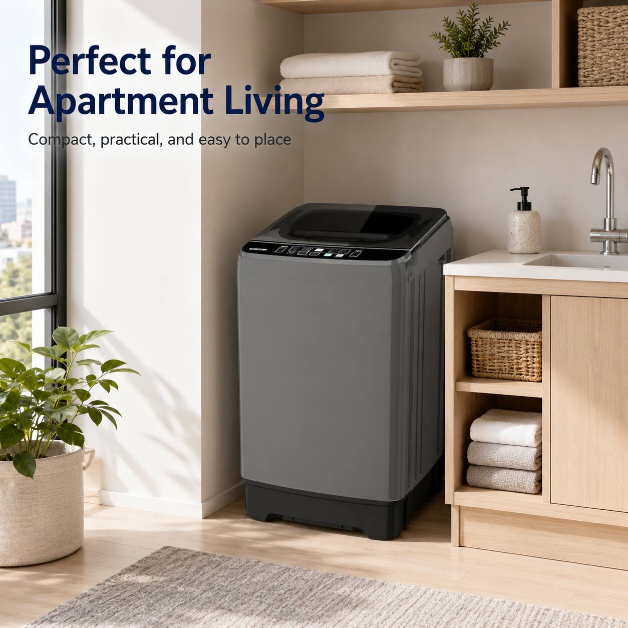 Perfect for Apartment Living  
Compact, practical, and easy to place