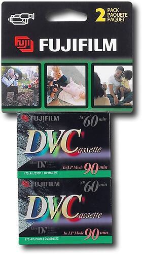 Front Standard. Fuji - 60-Minute MiniDV Digital Videocassettes (2-pack).