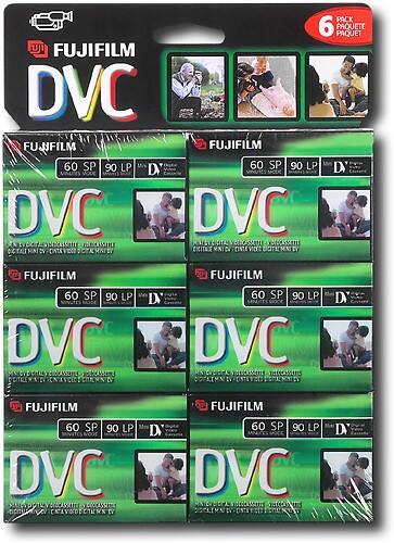 Front Standard. Fuji - 60-Minute MiniDV Digital Videocassettes (6-pack).