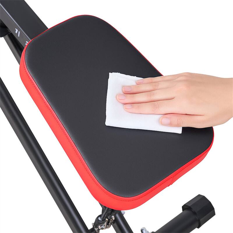 Alt View 5. HTUTWOO - Squat Machine - Deep Squat Rowing Machine, Foldable Glute Trainer with 3 Resistance Bands, Glutes Leg Workout, Black - Black.
