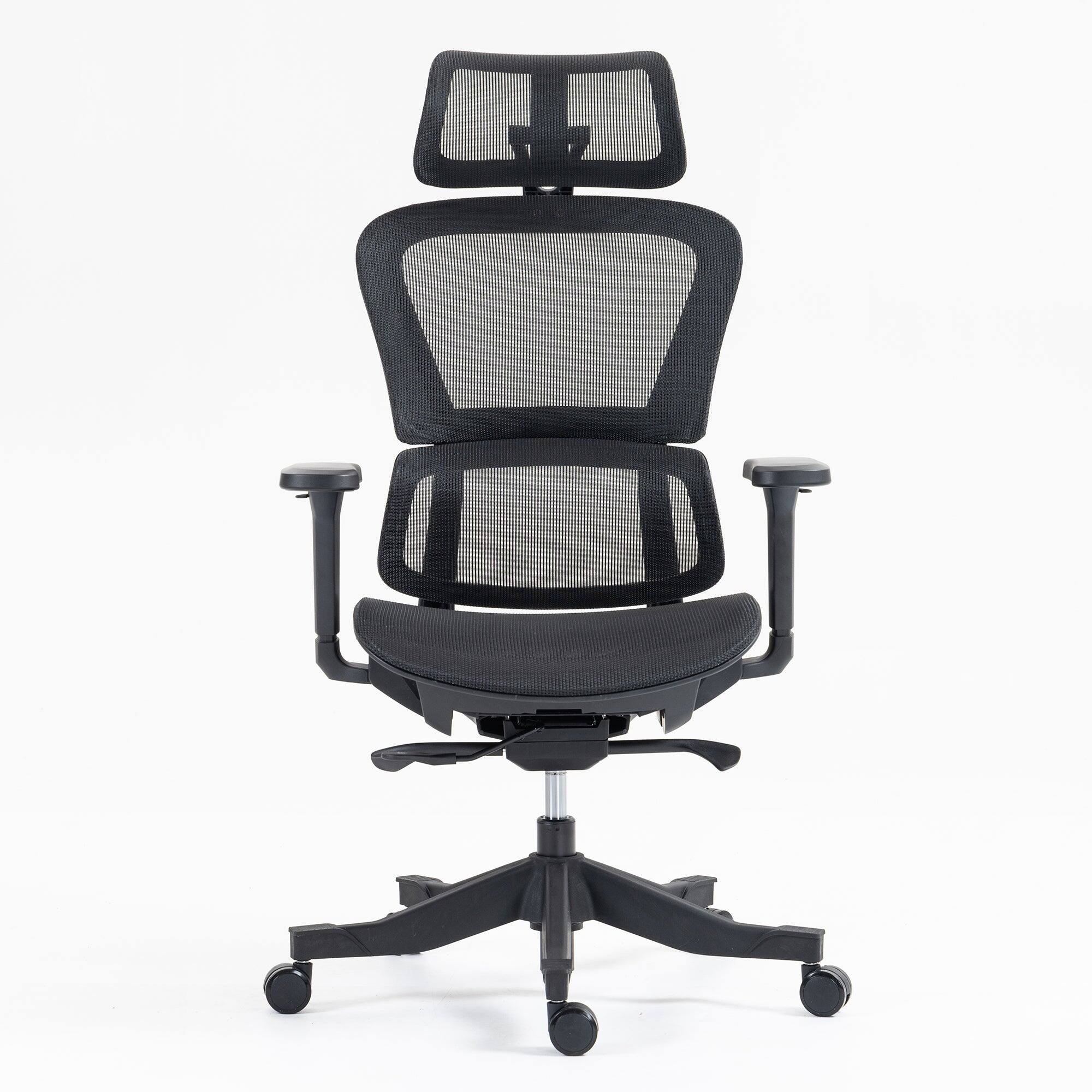 Alt View 4. Boyel Living - High Back Ergonomic Mesh Adjustable Office Chair Black - Black.