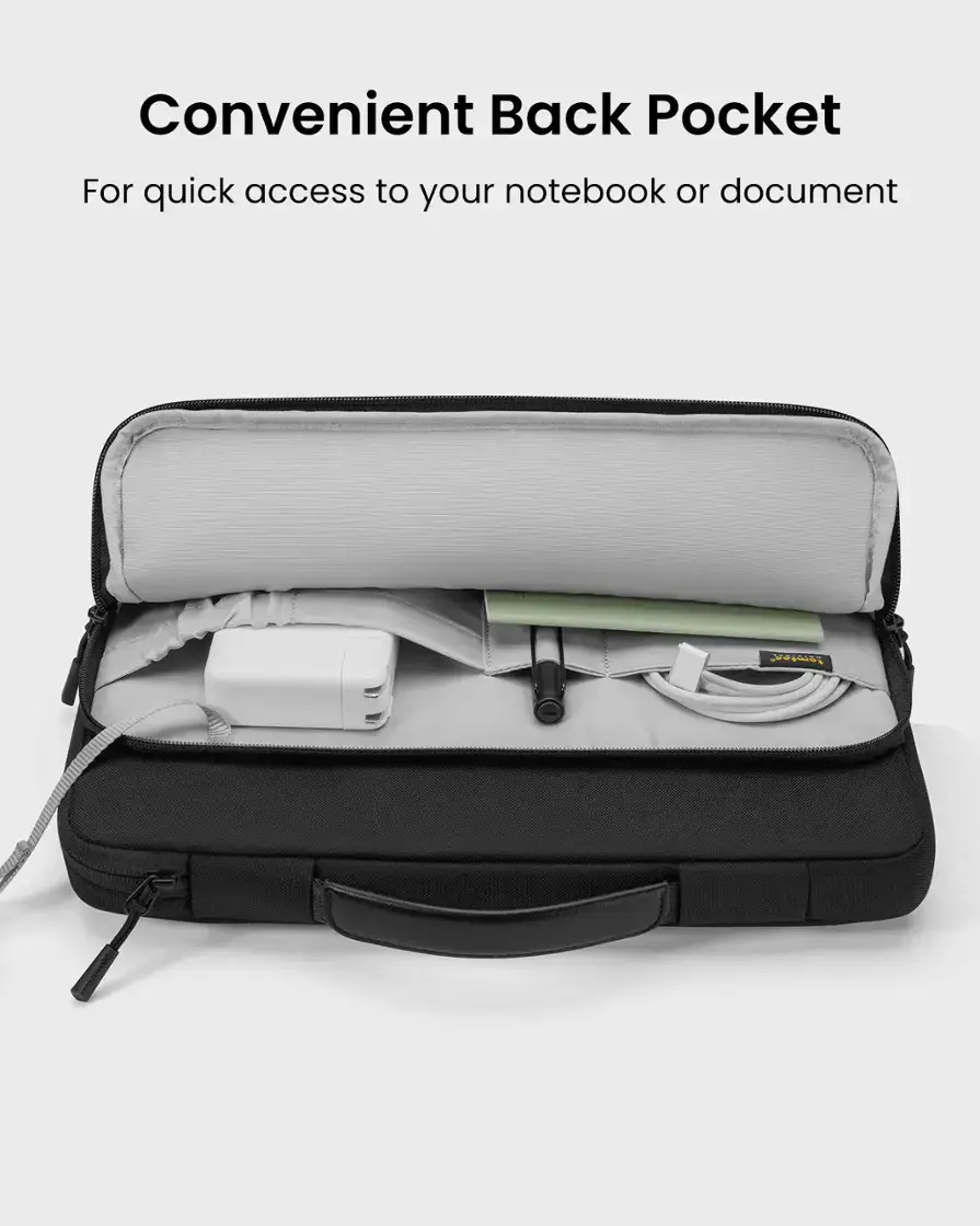 Convenient Back Pocket: Quick Access to Your Notebook or Document.