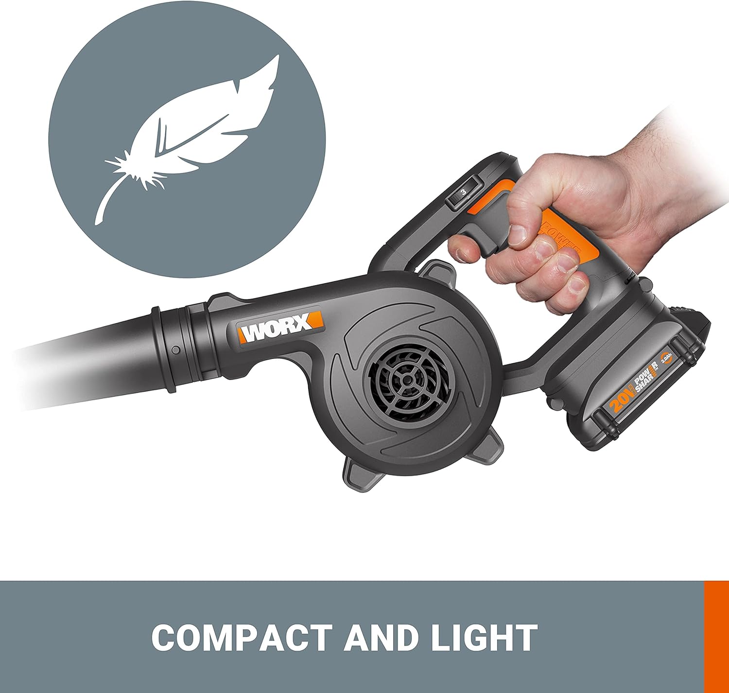 WORX B-POW SHAR 20V COMPACT AND LIGHT