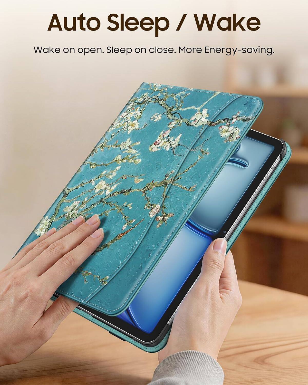 Auto Sleep / Wake  
Wake on open. Sleep on close. More Energy-saving.