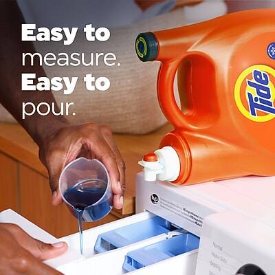Easy to measure. Easy to pour.