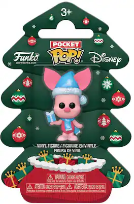 Funko - Pocket POP! Disney Holiday Tree: Winnie the Pooh - Piglet - Collectibles - Multicolor