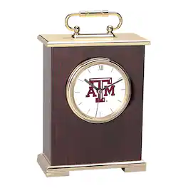Jardine - Texas A&M Aggies Primary Team Logo Carriage Clock - Gold