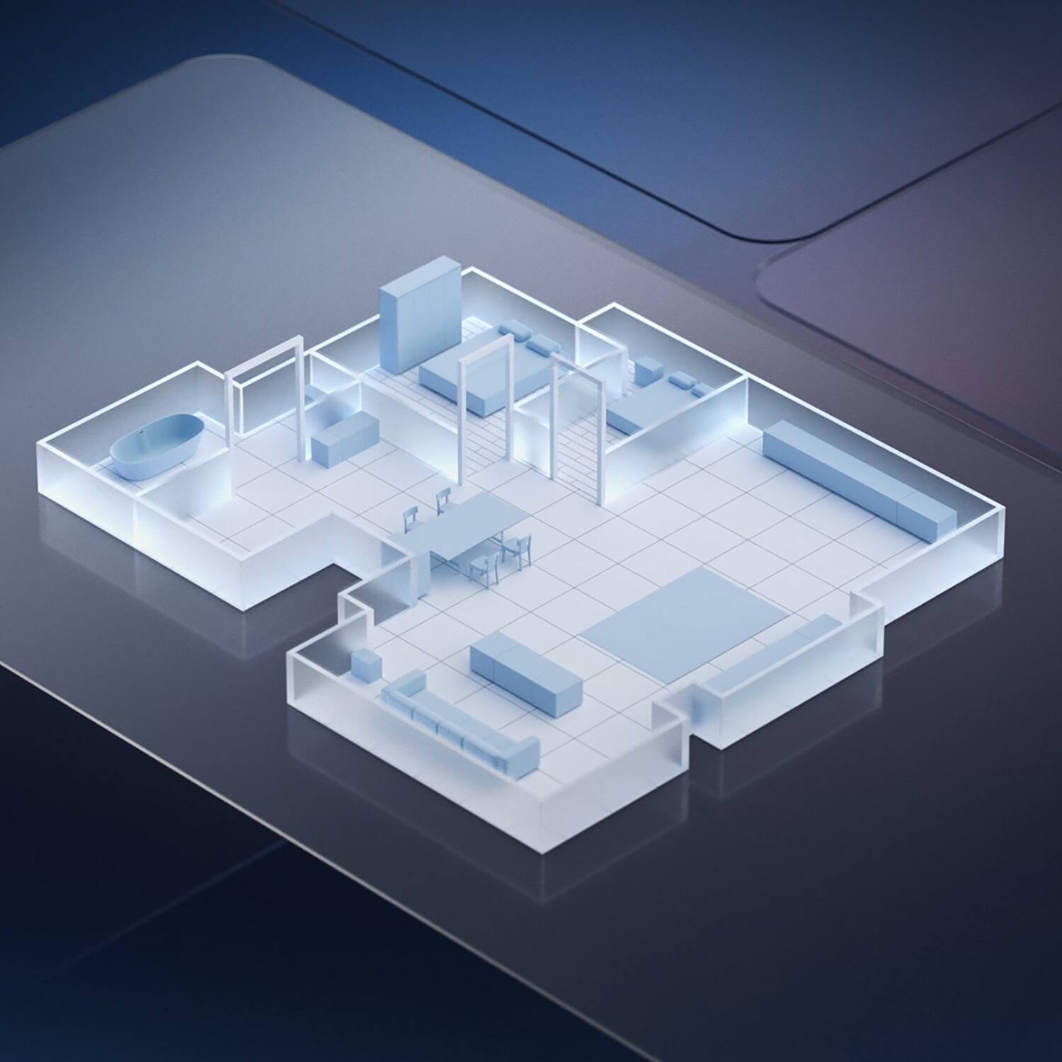 Alt View 16. ECOVACS Robotics - DEEBOT X1 OMNI Robot Vacuum & Mop with Auto Empty and Refill, Laser Mapping, AI Object Recognition and Self Clean - BLACK + SILVER.