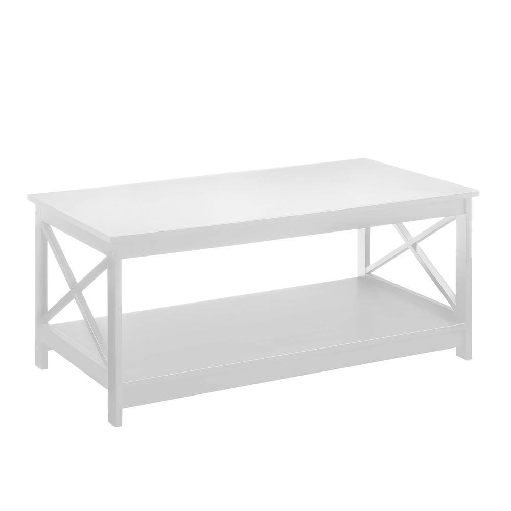 Angle. Convenience Concepts - Oxford Coffee Table - White.