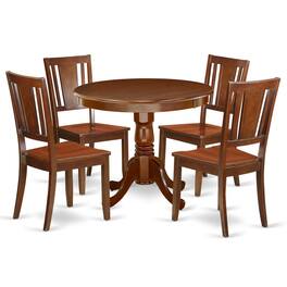 East West Furniture - Dining Room Set Mahogany - Brown
