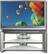 Front Standard. Sony - TV Stand for Sony KDFE50A10 TVs - Silver.