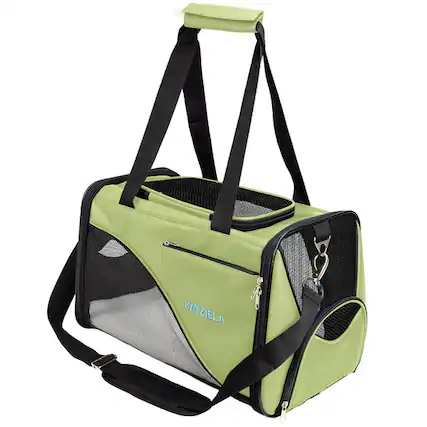 Front. Katziela - Katziela Safari Sleeper Pet Carrier - Comfortable.
