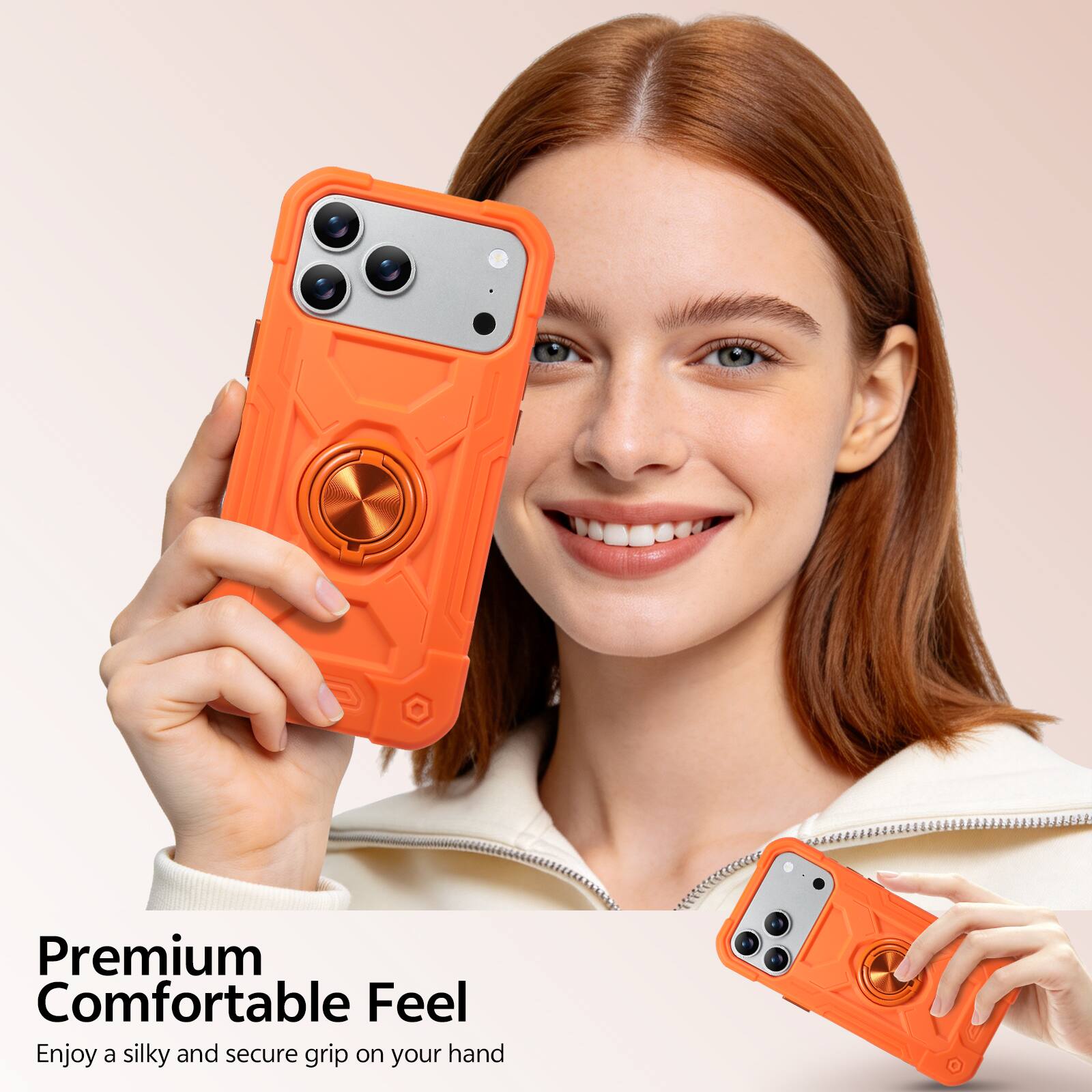 Premium Comfortable Feel  
Enjoy a silky and secure grip on your hand