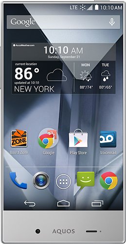 Boost Mobile Sharp Aquos Crystal 4G No-Contract Cell Phone ...
