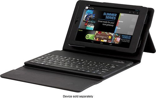  Hipstreet - Venture Case with Bluetooth Keyboard for Asus Google Nexus 7 Tablets - Black