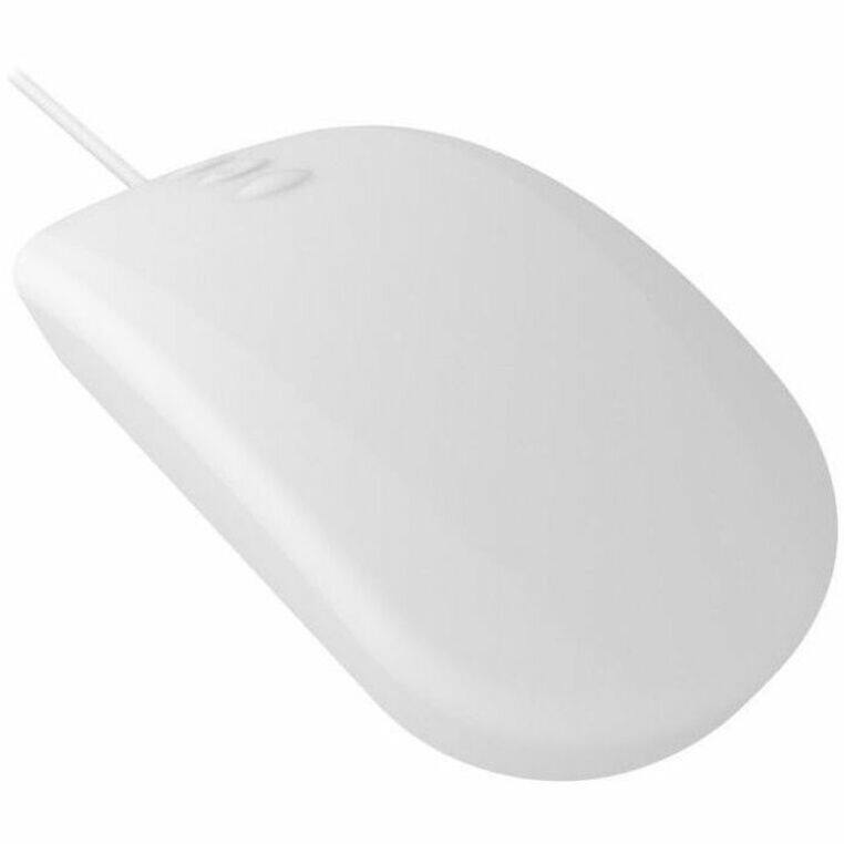 Alt View 3. CHERRY - CHERRY AK-PMH3 Medical Mouse - TouchScroll Sensor, Wired,White - White.