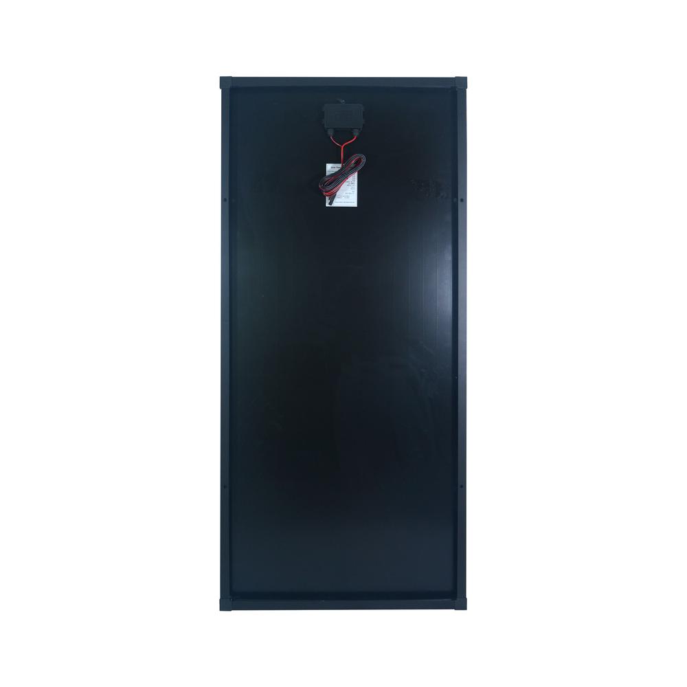 Alt View 2. Nature Power - 215 Watt Solar Panel with cables only.