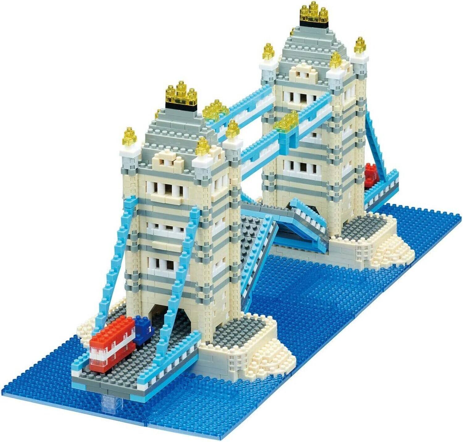 Alt View 4. PopMarket - Nanoblock - World Famous - Advanced Hobby Series - Tower Bridge Deluxe Edition Building Kit   - Collectibles - Multicolor.